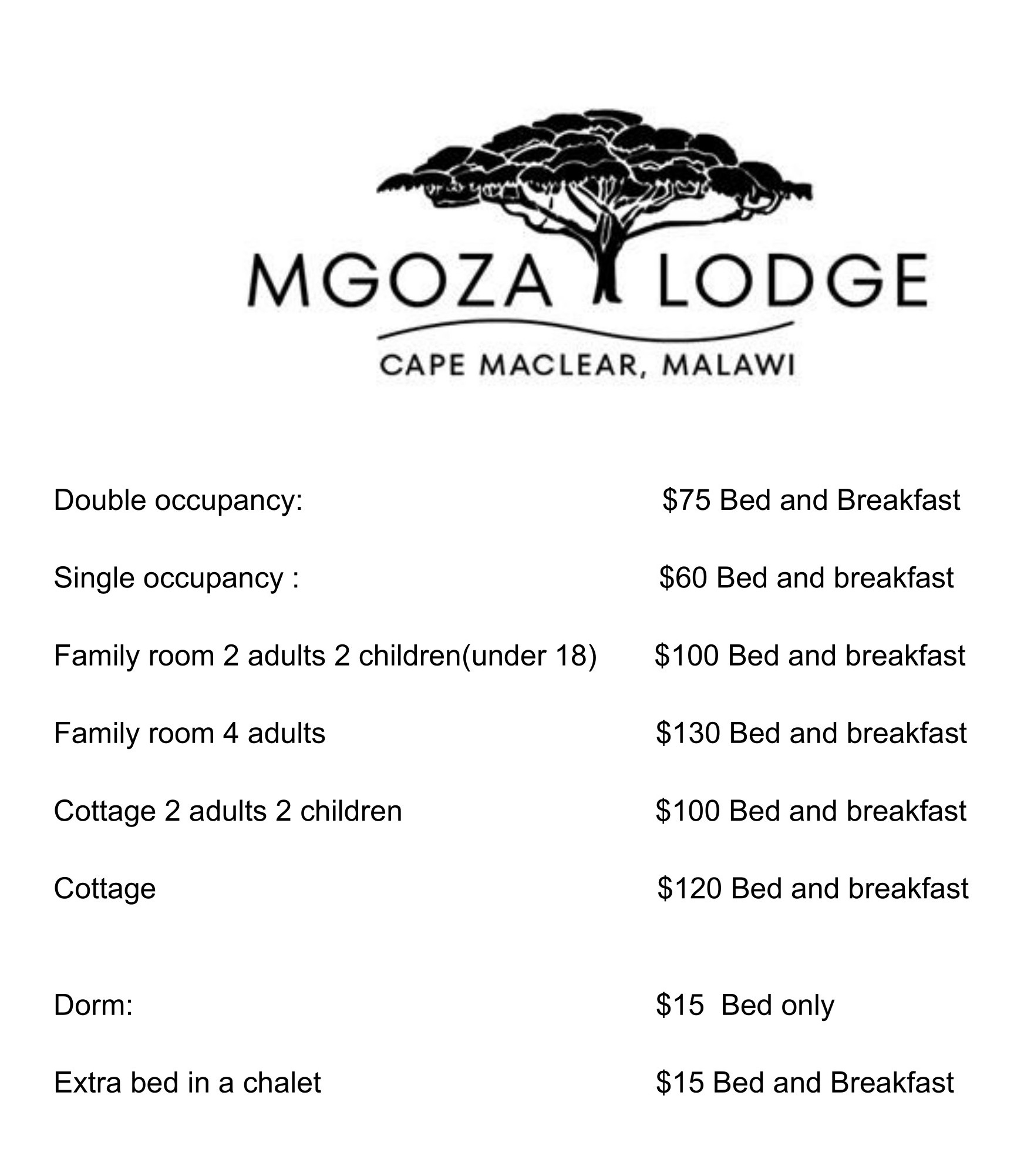 Tourist prices